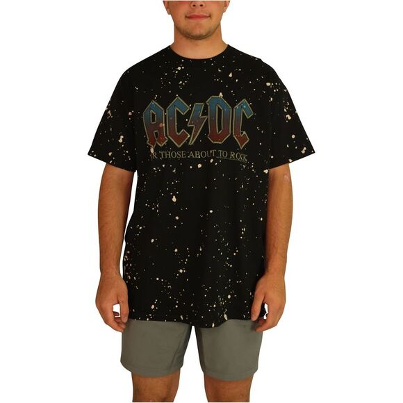 Junk Food - Mens Ac/Dc Back In Black Tour T-Shirt main image 0